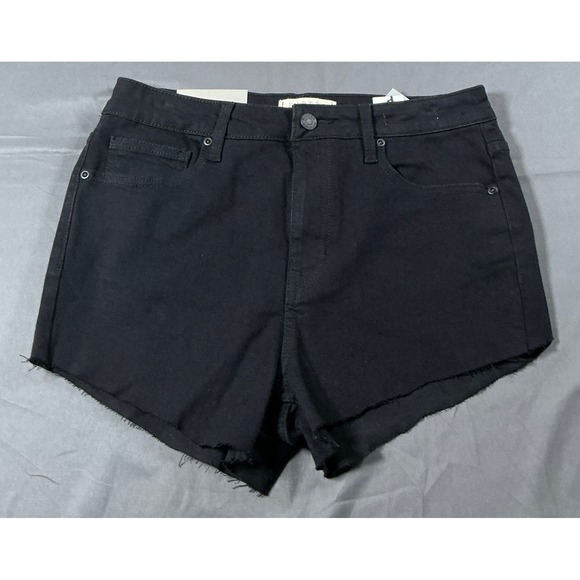 Harper Heritage Pants - Harper Heritage Women High Rise Skinny Black Denim Cut Off Short Sz 29/ US 8 NWT